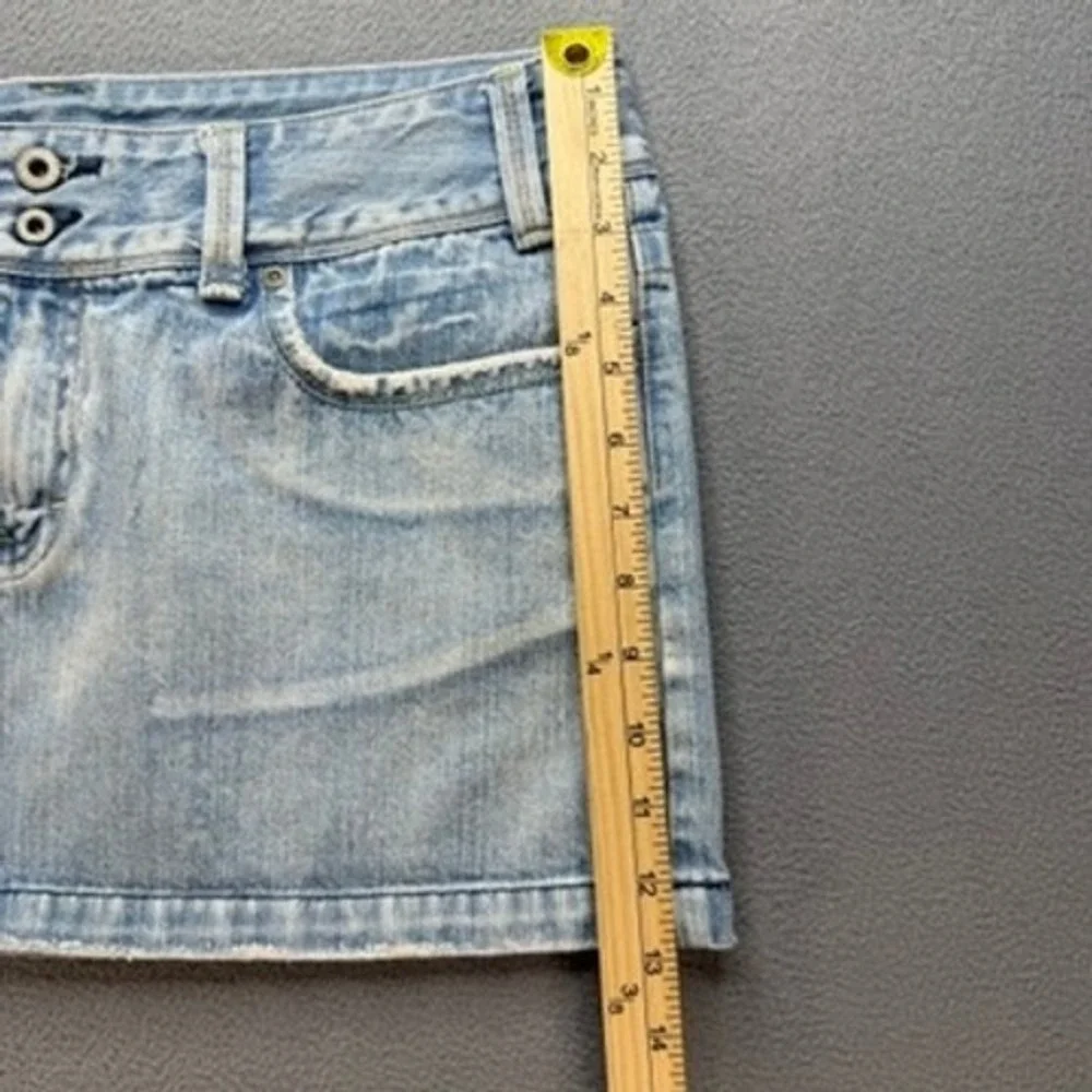 American Eagle Outfitters Light Blue Denim Mini Skirt